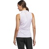 adidas Women’s Ultimate365 Printed Ottoman Sleeveless Polo(White)