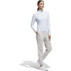 adidas Women’s Ultimate365 Solid Quarter-zip Mock Neck Top(Crystal Sky)