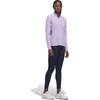adidas Women’s Ultimate365 Solid Quarter-zip Mock Neck Top(Powder Plum)