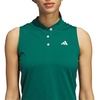 adidas Women’s Ultimate365 Tour Twistknit Polo Shirt(Collegiate Green)