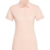 adidas Women’s Ultimate365 Tour Twistknit Polo Shirt(Powder Coral)