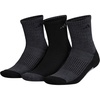 adidas Men’s Cushioned X Socks 3 Pairs | 3-Pack, Targeted Cushioning, Arch Support, Breathable Moisture-Wicking, Reinforced Heel & Toe, All-Day Comfort(Black/Onix Grey/Grey/Mid-crew/3)
