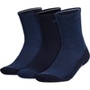 adidas Men’s Cushioned X Socks 3 Pairs | 3-Pack, Targeted Cushioning, Arch Support, Breathable Moisture-Wicking, Reinforced Heel & Toe, All-Day Comfort(Night Marine Blue/Legend Ink Blue/Grey/Mid-crew/3)