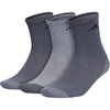 adidas Men’s Cushioned X Socks 3 Pairs | 3-Pack, Targeted Cushioning, Arch Support, Breathable Moisture-Wicking, Reinforced Heel & Toe, All-Day Comfort(Onix Grey/Clear Onix Grey/Acid Orange/Mid-crew/3)