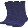 adidas Men’s Cushioned X Socks 3 Pairs | 3-Pack, Targeted Cushioning, Arch Support, Breathable Moisture-Wicking, Reinforced Heel & Toe, All-Day Comfort(Tech Indigo Blue/Dark Blue/Crew/3)