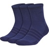 adidas Men’s Cushioned X Socks 3 Pairs | 3-Pack, Targeted Cushioning, Arch Support, Breathable Moisture-Wicking, Reinforced Heel & Toe, All-Day Comfort(Tech Indigo Blue/Dark Blue/Mid-crew/3/Crew)