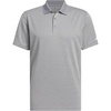 adidas Men’s Performance Heathered Polo Shirt(Grey Three)