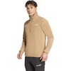 adidas Men’s Terrex Multi Essentials Half-zip Fleece Hiking Jacket(Cardboard)