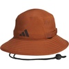 adidas Men’s Victory Bucket Hat Boonie | Wide Shade Brim, Moisture-Wicking Sweatband, Lightweight, Breathable, All-Day Sun Comfort(Dusky Bronze Brown/Aurora Coffee Brown/5)