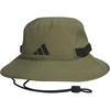 adidas Men’s Victory Bucket Hat Boonie | Wide Shade Brim, Moisture-Wicking Sweatband, Lightweight, Breathable, All-Day Sun Comfort(Olive Strata Green/Black/5)