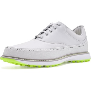 Adidas Unisex MC80 Spikeless Golf Shoes(Dash Grey/Halo Silver/Lucid Lemon)