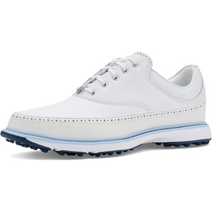 Adidas Unisex MC80 Spikeless Golf Shoes(Ftwr White/Crystal Sky/Collegiate Navy)