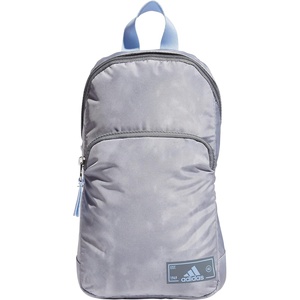 adidas Essentials Sling Bag | Adjustable Strap, Secure Zip Pockets, Wears Crossbody, Phone Strap Pocket, Locks In Essentials, Everyday & Travel Ready(Stone Wash Grey/Blue Dawn/2)