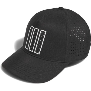 adidas Men’s 3-stripes Tour Hat(Black)