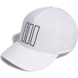 adidas Men’s 3-stripes Tour Hat(White)