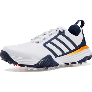 adidas Men’s Adipower 26 Golf Shoes(Ftwr White/Collegiate Navy/Lucid Orange)