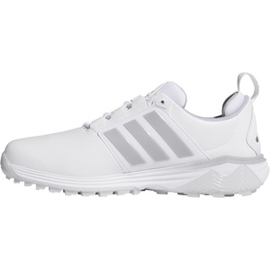 adidas Men’s Adipower 26 Spikeless Golf Shoes(Ftwr White/Silver Met./Halo Silver)
