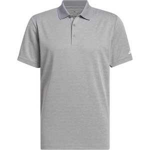 adidas Men’s Performance Heathered Polo Shirt(Grey Three)