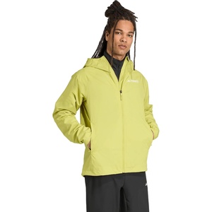 adidas Mens Terrex Multi 2L Rain.Rdy Jacket Hiking Athletic Outerwear Casual – Black(Preloved Lime)