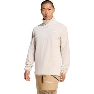 adidas Men’s Terrex Multi Essentials Half-zip Fleece Hiking Jacket(Wonder Alumina)