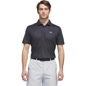adidas Men’s Ultimate365 Feather Print Polo Shirt(Carbon  Black)