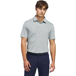 adidas Men’s Ultimate365 Mesh Tango Print Climacool Polo Shirt(Wonder Sage  Collegiate Navy)