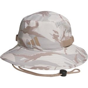 adidas Men’s Victory Bucket Hat Boonie | Wide Shade Brim, Moisture-Wicking Sweatband, Lightweight, Breathable, All-Day Sun Comfort(Camouflage Crystal Linen/Chalky Brown/Black/5)