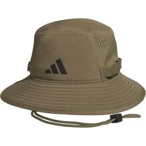 adidas Men’s Victory Bucket Hat Boonie | Wide Shade Brim, Moisture-Wicking Sweatband, Lightweight, Breathable, All-Day Sun Comfort(Olive Strata Green/Olive Strata Green/Black/5)