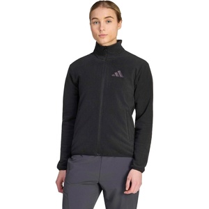 adidas Women’s Terrex Multi Essentials Full-zip Fleece Hiking Jacket(Black)