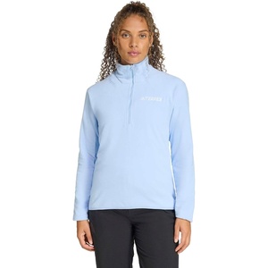 adidas Women’s Terrex Multi Essentials Half-zip Fleece Hiking Jacket(Glow Blue)