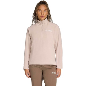 adidas Women’s Terrex Multi Essentials Half-zip Fleece Hiking Jacket(Wonder Taupe)