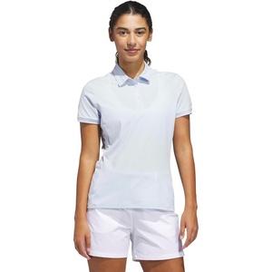 adidas Women’s Ultimate365 Tour Twistknit Polo Shirt(Crystal Sky)
