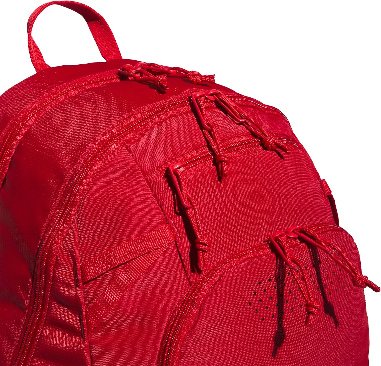 image:imageadidas Defender 5 Backpack Padded 15In Laptop Sleeve WaterBottle Pockets Airs Out Sweaty Shoes Stays Dry On Wet Floors School Gym amp Travel ReadyPower RedWhite