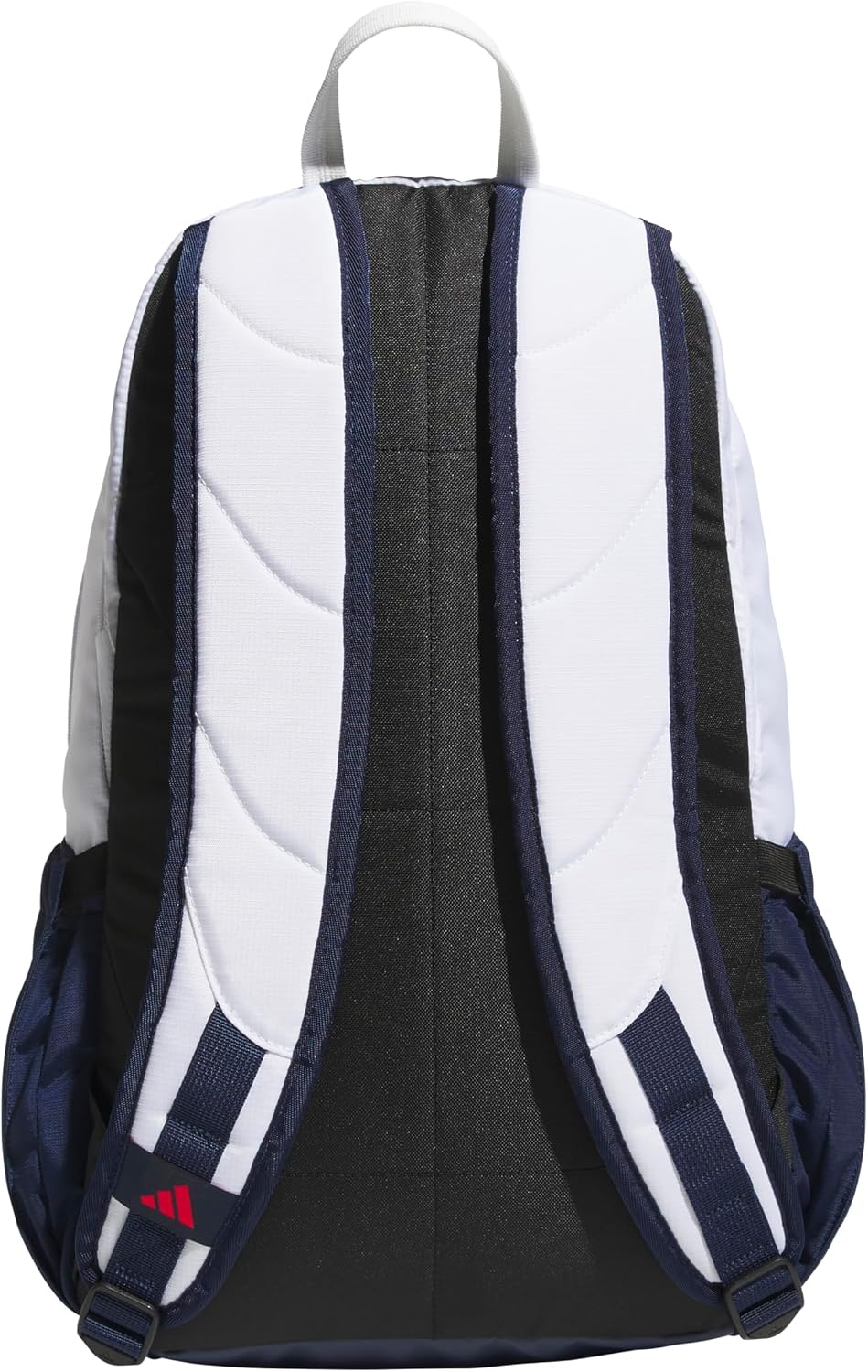image:imageadidas Defender 5 Backpack Padded 15In Laptop Sleeve WaterBottle Pockets Airs Out Sweaty Shoes Stays Dry On Wet Floors School Gym amp Travel ReadyWhiteNight IndigoPure Ruby Red