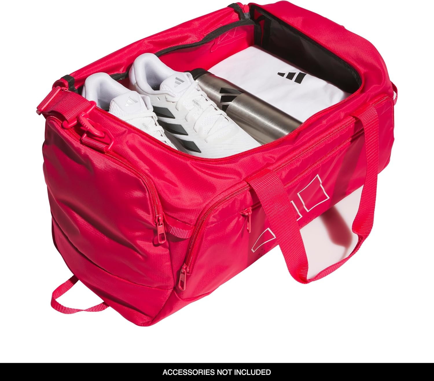 image:imageadidas Defender 5 Duffel Bag for Sports Gym and Travel Team Navy Blue 2 OSFAPower PinkWhiteSmall 42L