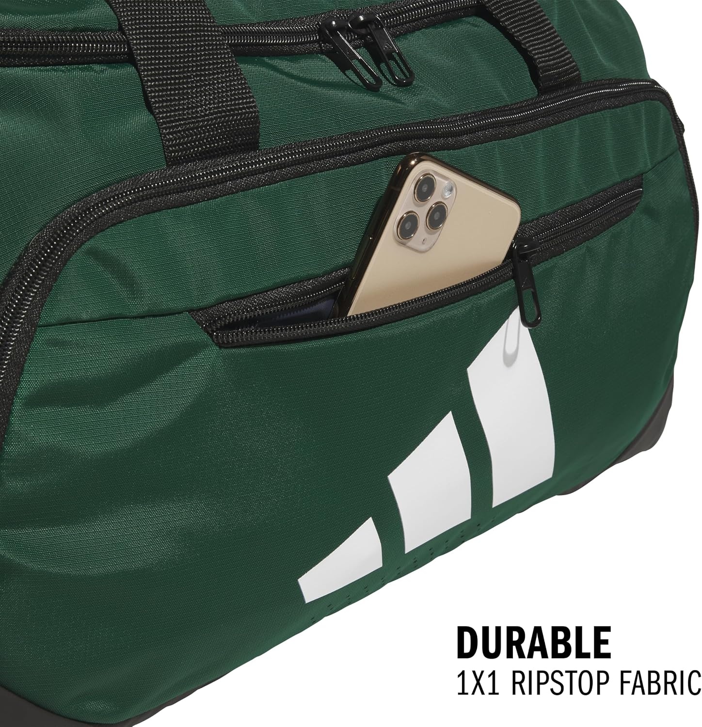 image:imageadidas Defender 5 Duffel Bag for Sports Gym and Travel Team Navy Blue 2 OSFATeam Dark GreenSmall 42L