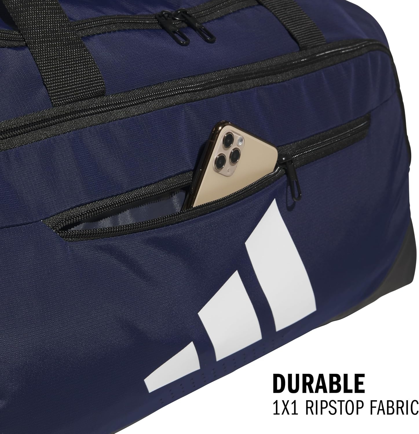 image:imageadidas Defender 5 Duffel Bag for Sports Gym and Travel Team Navy Blue 2 OSFATeam Navy Blue 2Medium 59L