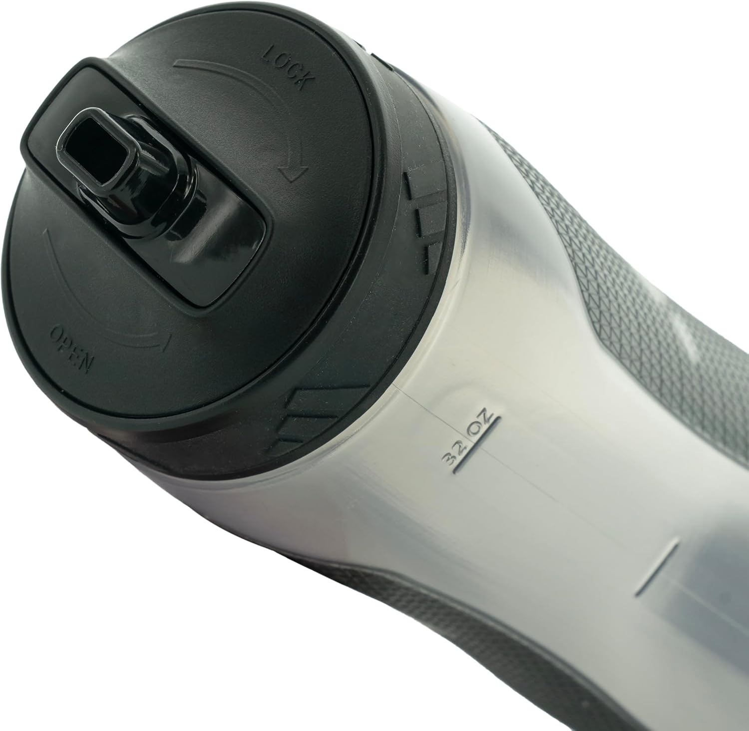 image:imageadidas Defender Squeeze Water Bottle 34 oz 1L Locking Sport CapBlackWhite