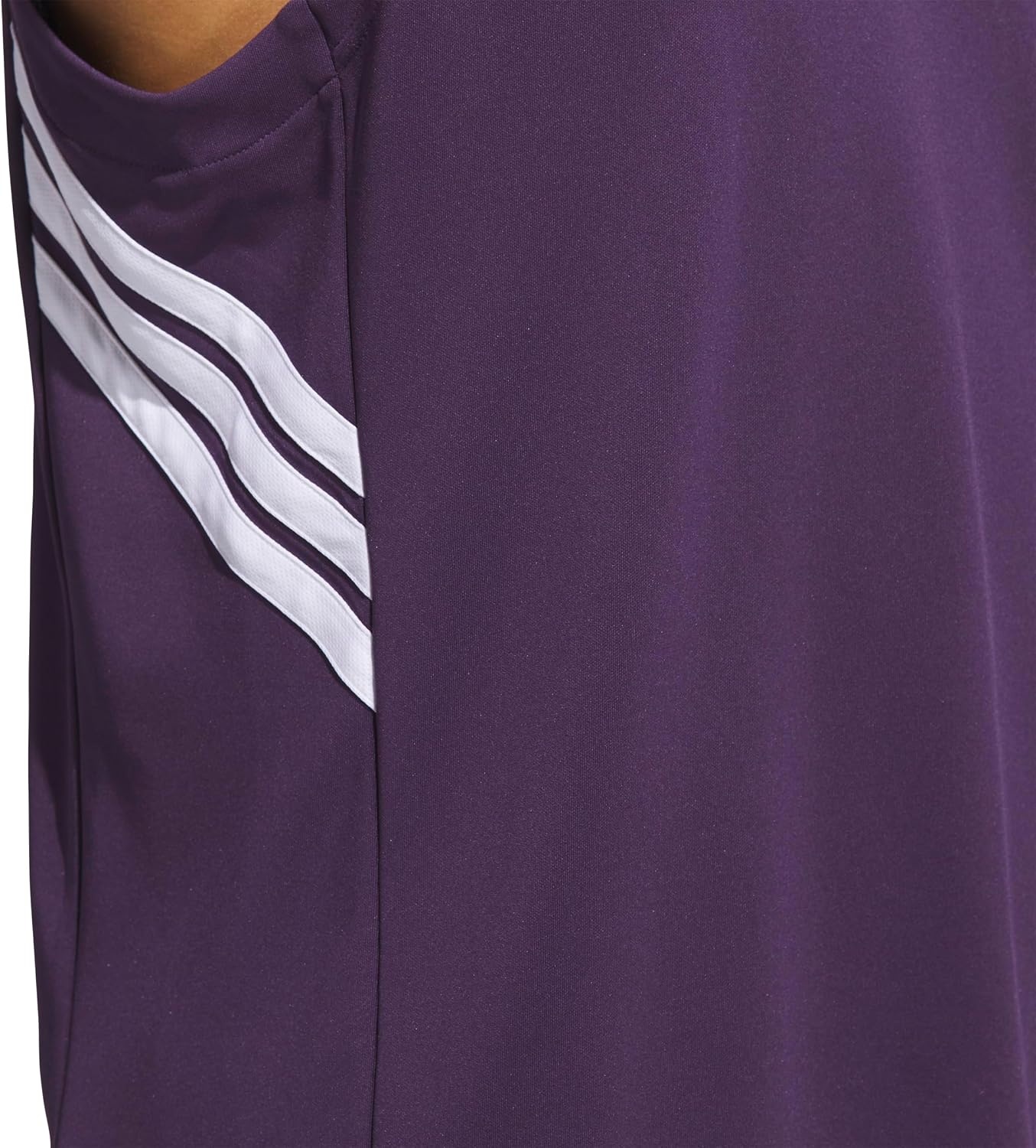 image:imageadidas Mens Basketball Legends 3Stripes Tank TopAurora PlumWhite