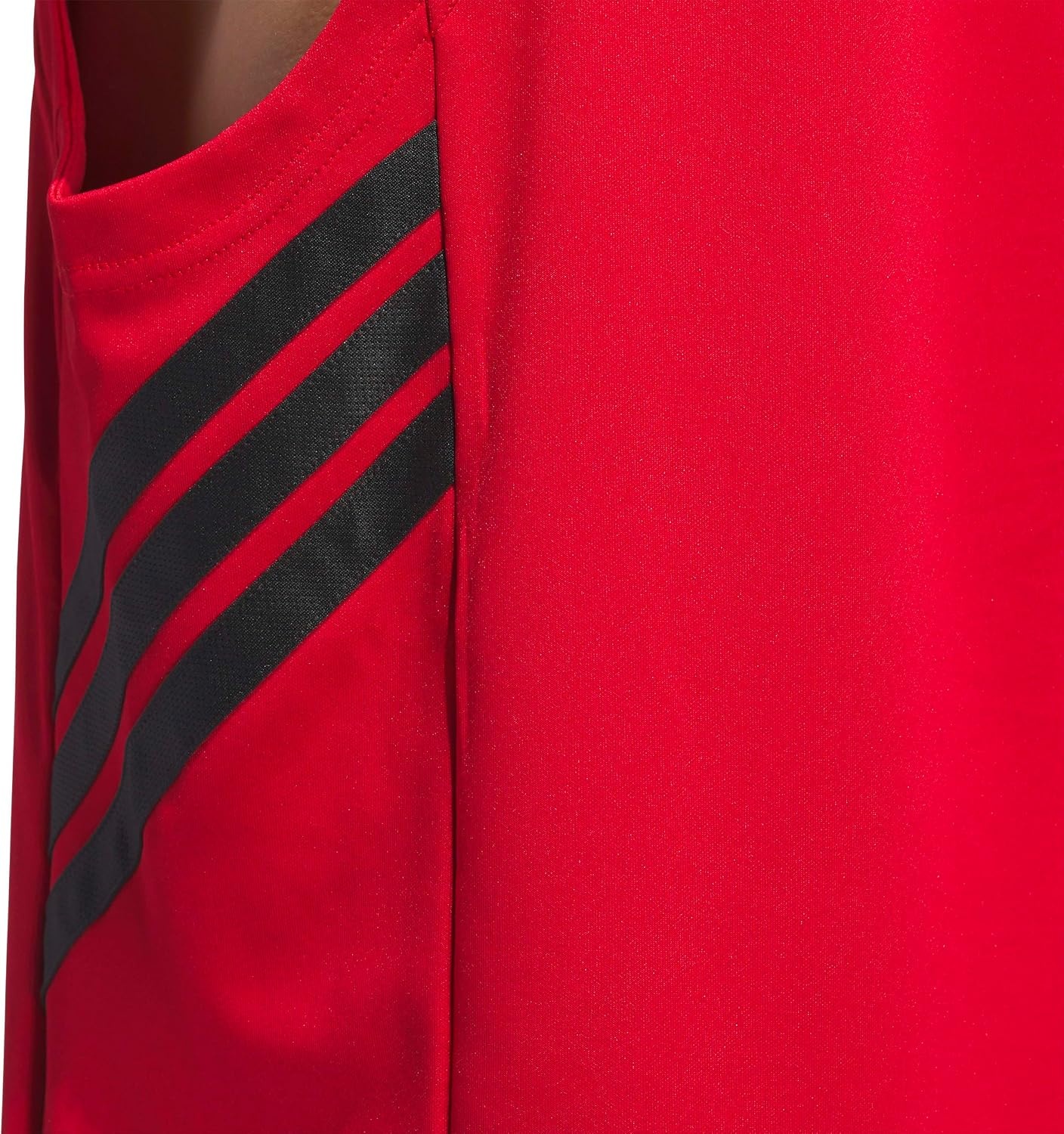 image:imageadidas Mens Basketball Legends 3Stripes Tank TopTeam Power Red 2Black