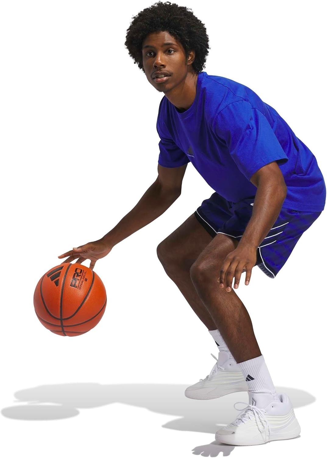 image:imageadidas Mens Crazy Lite All Over Printed ShortsBold Blue