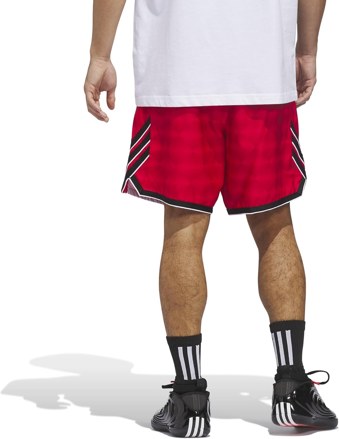 image:imageadidas Mens Crazy Lite All Over Printed ShortsPure Ruby