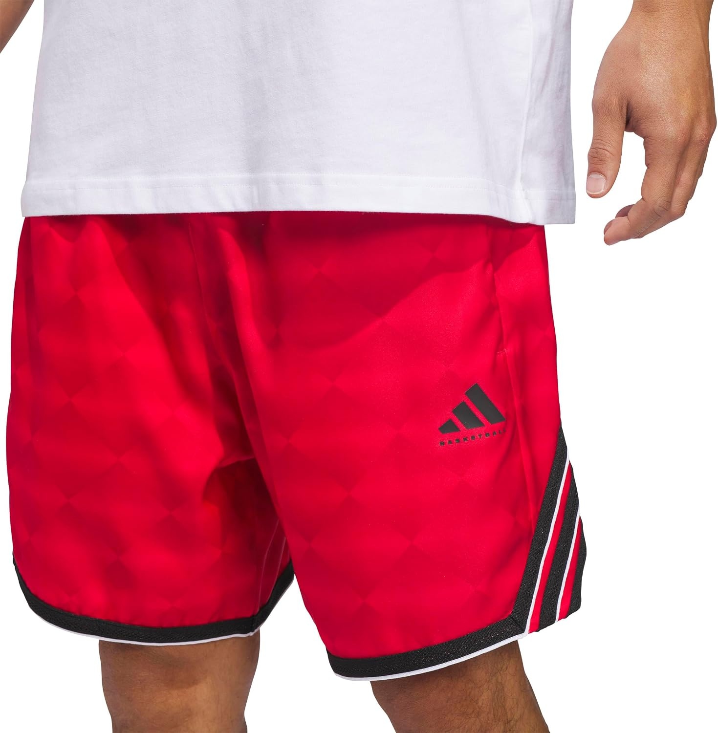 image:imageadidas Mens Crazy Lite All Over Printed ShortsPure Ruby