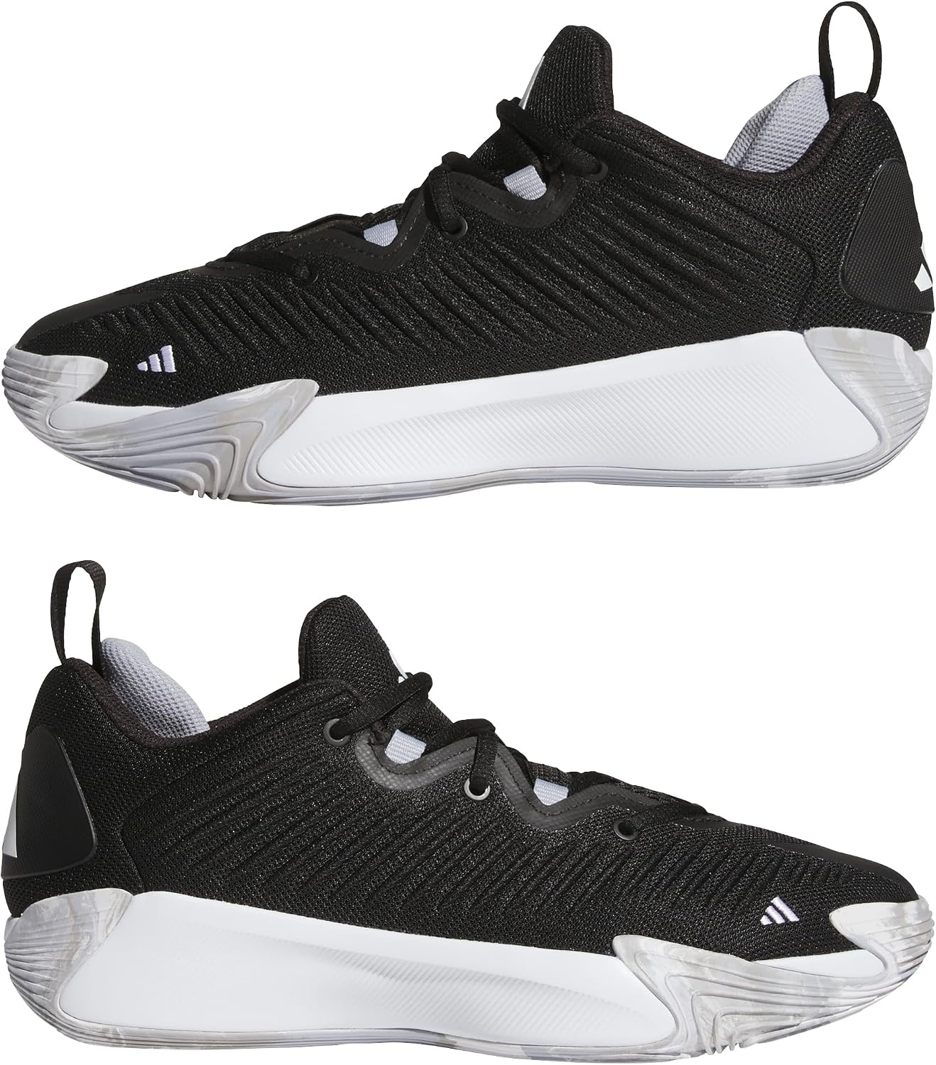 image:imageadidas Mens Initiation Basketball Sneakers Shoes RedBlackHalo SilverWhite