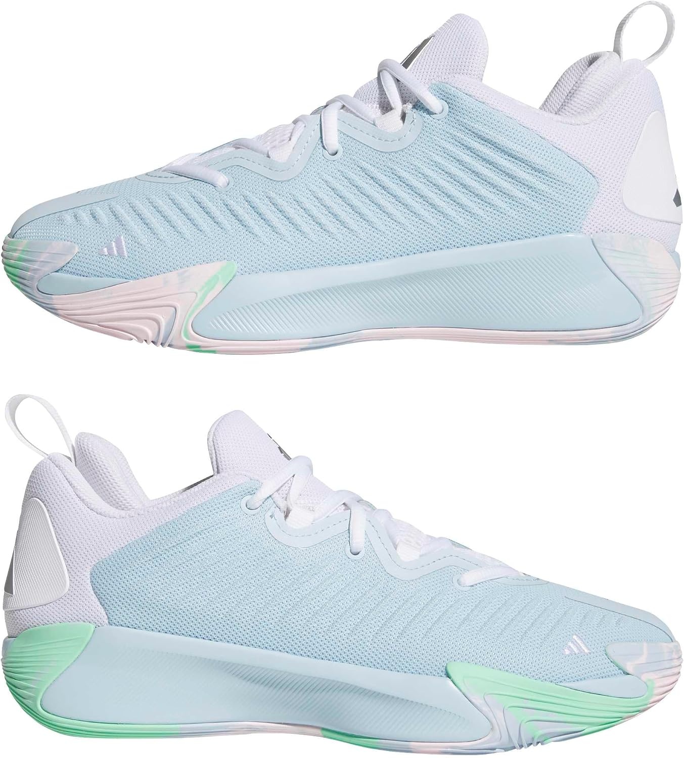 image:imageadidas Mens Initiation Basketball Sneakers Shoes RedIce BlueWhiteTech Grey Metallic