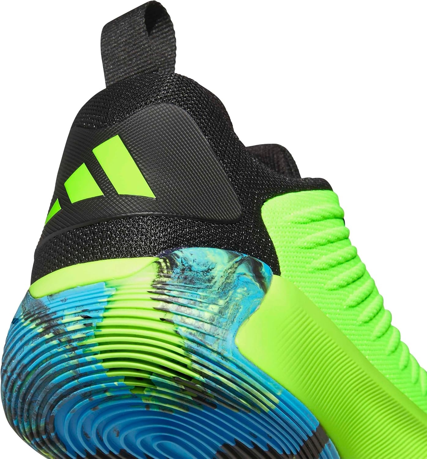 image:imageadidas Mens Initiation Basketball Sneakers Shoes RedLucid LemonBlackAquamarine