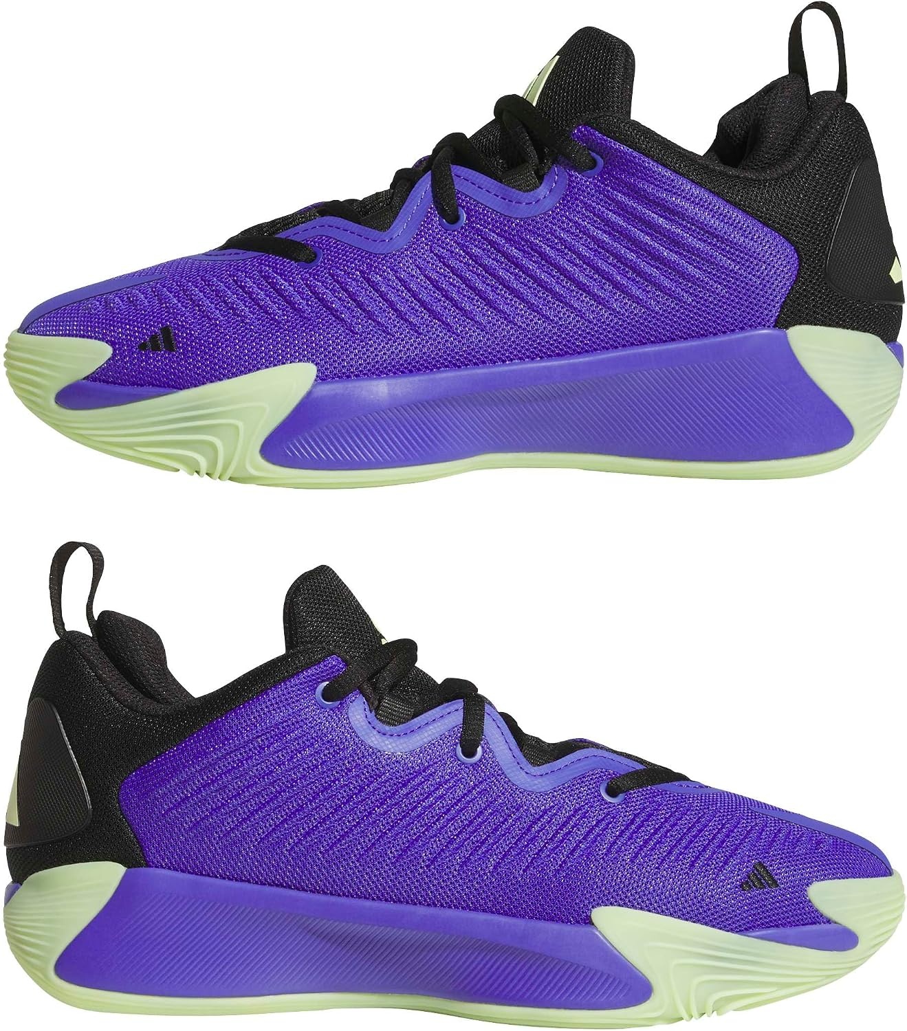 image:imageadidas Mens Initiation Basketball Sneakers Shoes RedSolar PurpleBlackSemi Frozen Lemon