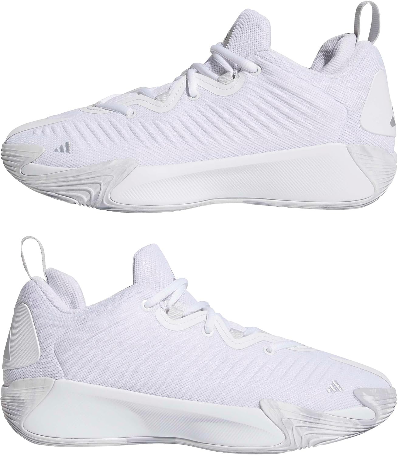 image:imageadidas Mens Initiation Basketball Sneakers Shoes RedWhiteDash GreyHalo Silver
