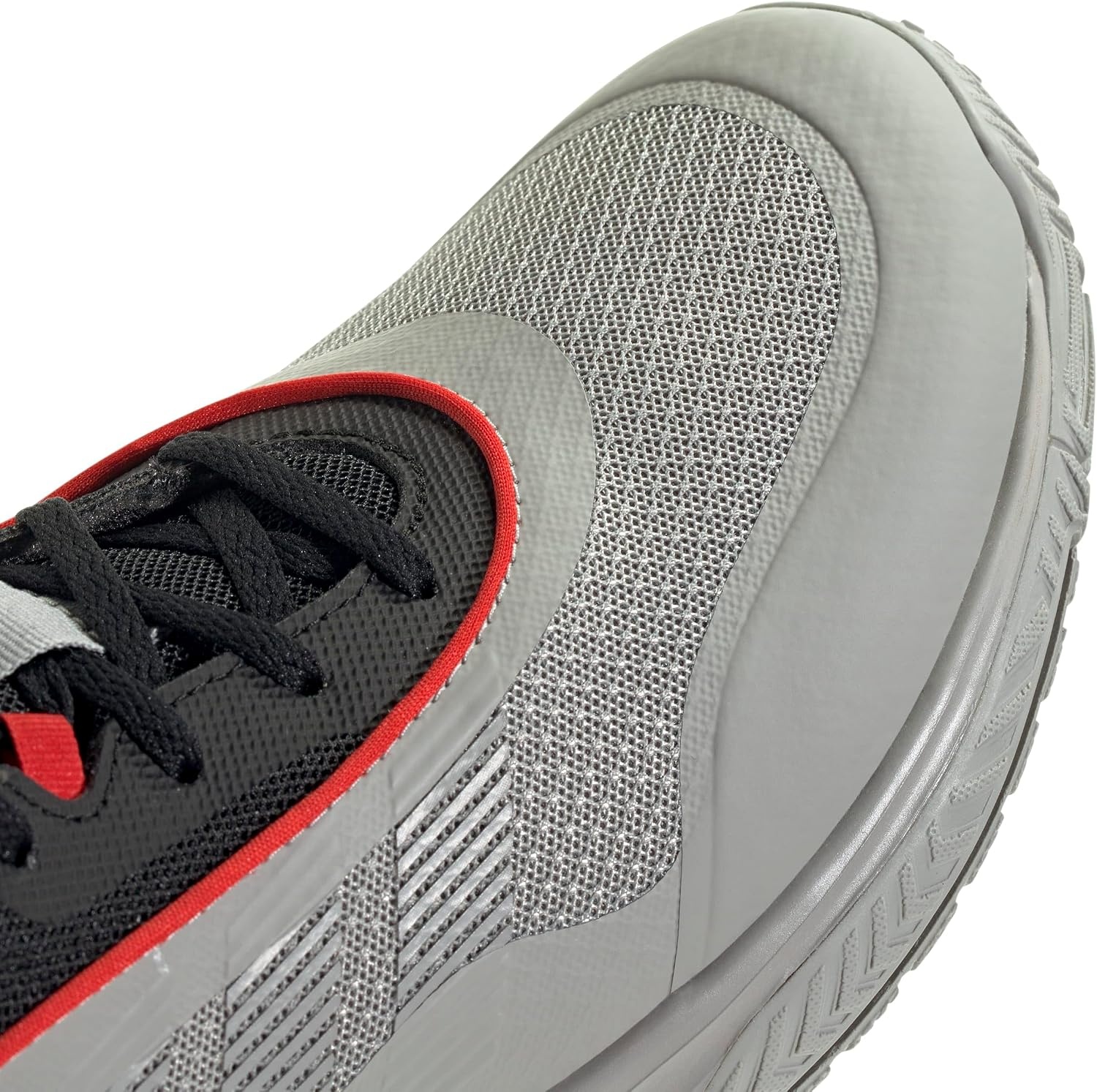 image:imageadidas Mens Own The Game 30 Basketball ShoeBlackSolid GreySolid Grey