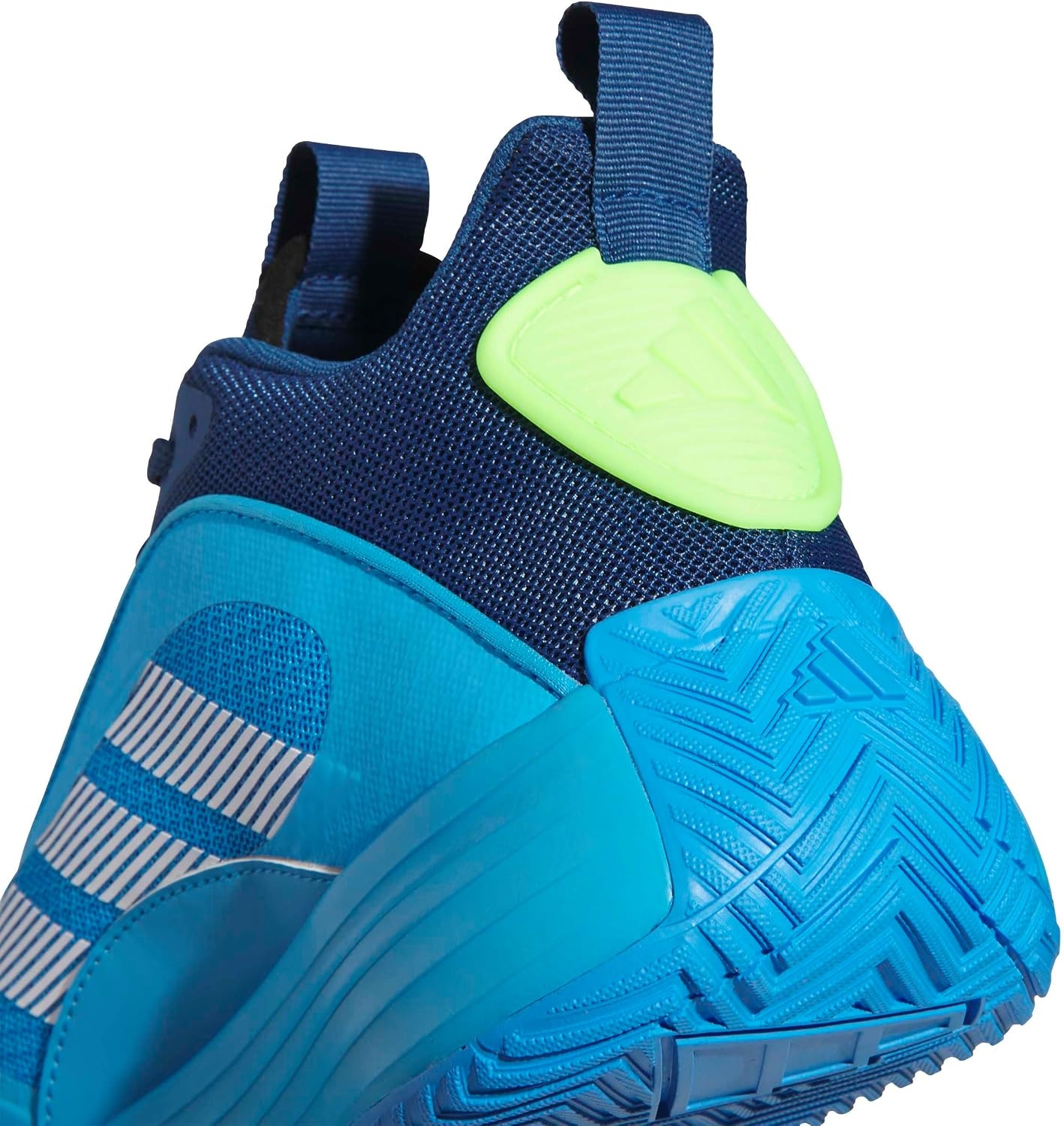 image:imageadidas Mens Own The Game 30 Basketball ShoeLucid AquamarineWhiteDusky Petrol